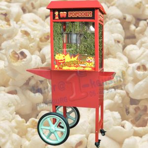huur goedkoop een popcornmachine met ingredienten en kar